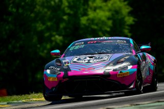 #888 Aston Martin Vantage AMR GT4 of Sean Whalen, Zelus Motorsports, GT America Powered by AWS, GT4, SRO America, VIR, Virginia International Rcaeway, Alton, Virginia, June 2022.
 | Fred Hardy/SRO