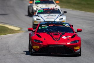 #50 Aston Martin Vantage GT4 of Ross Chouest, Chouest Povoledo Racing, GT America Powered by AWS, GT4, SRO America, VIR, Virginia International Rcaeway, Alton, Virginia, June 2022.
 | Regis Lefebure/SRO