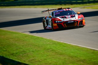 #58 Audi R8 LMS GT2 of CJ Moses, GMG Racing, GT America Powered by AWS, GT2, SRO America, VIR, Virginia International Rcaeway, Alton, Virginia, June 2022.
 | Fred Hardy/SRO