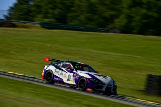 #67 Toyota Supra GT4 of Jose DaSilva, Smooge Racing, GT America Powered by AWS, GT4, SRO America, VIR, Virginia International Rcaeway, Alton, Virginia, June 2022.
 | James Lietz/SRO