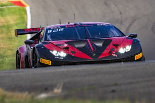 #191 Lamborghini Huracan GT3 of Jeff Burton, Zelus Motorsports, GT America Powered by AWS, SRO3, SRO America, Watkins Glen International raceway, Watkins Glen, NY, July 2022..
 | Brian Cleary/SRO