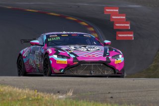 #888 Aston Martin Vantage AMR GT4 of Sean Whalen, Zelus Motorsports, GT America Powered by AWS, GT4, SRO America, Watkins Glen International raceway, Watkins Glen, NY, July 2022..
 | Brian Cleary/SRO