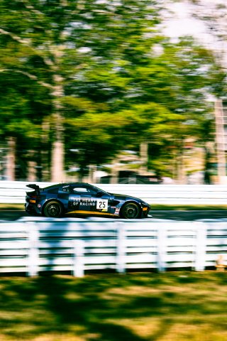 #25 Aston Martin Vantage GT4 of Gray Newell, Heart of Racing Team, GT America Powered by AWS, GT4, SRO America, Watkins Glen International raceway, Watkins Glen, NY, July 2022..
 | SRO Motorsports Group