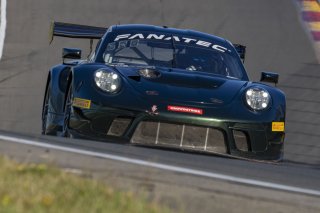 #00 Porsche 911 GT3R of PJ Hyett, Team Hardpoint, GT America Powered by AWS, SRO3, SRO America, Watkins Glen International raceway, Watkins Glen, NY, July 2022..
 | SRO Motorsports Group
