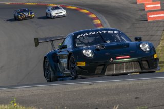 #00 Porsche 911 GT3R of PJ Hyett, Team Hardpoint, GT America Powered by AWS, SRO3, SRO America, Watkins Glen International raceway, Watkins Glen, NY, July 2022..
 | SRO Motorsports Group