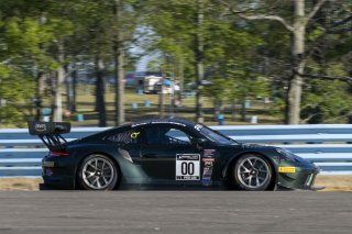 #00 Porsche 911 GT3R of PJ Hyett, Team Hardpoint, GT America Powered by AWS, SRO3, SRO America, Watkins Glen International raceway, Watkins Glen, NY, July 2022..
 | SRO Motorsports Group