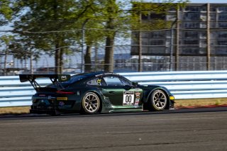#00 Porsche 911 GT3R of PJ Hyett, Team Hardpoint, GT America Powered by AWS, SRO3, SRO America, Watkins Glen International raceway, Watkins Glen, NY, July 2022..
 | SRO Motorsports Group