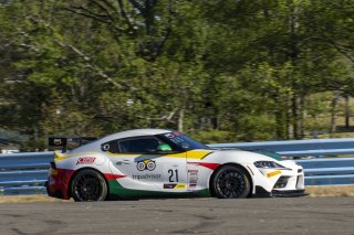 #21 Toyota GR Supra GT4 of Nick Shanny, Accelerating Performance, GT America Powered by AWS, GT4, SRO America, Watkins Glen International raceway, Watkins Glen, NY, July 2022..
 | SRO Motorsports Group