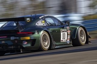 #00 Porsche 911 GT3R of PJ Hyett, Team Hardpoint, GT America Powered by AWS, SRO3, SRO America, Watkins Glen International raceway, Watkins Glen, NY, July 2022..
 | SRO Motorsports Group