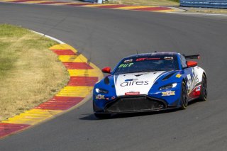#15 Aston Martin Vantage AMR GT4 of Bryan Putt, BSport Racing, GT America Powered by AWS, GT4, SRO America, Watkins Glen International raceway, Watkins Glen, NY, July 2022..
 | Brian Cleary/SRO