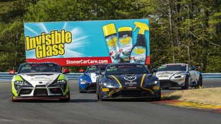 #25 Aston Martin Vantage GT4 of Gray Newell, Heart of Racing Team, GT America Powered by AWS, GT4, SRO America, Watkins Glen International raceway, Watkins Glen, NY, July 2022..
 | SRO Motorsports Group