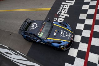 #25 Aston Martin Vantage GT4 of Gray Newell, Heart of Racing Team, GT America Powered by AWS, GT4, SRO America, Nashville street course, Nashville, TN, August 2022, Watkins Glen, NY, July 2022..
 | Brian Cleary/SRO