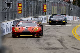 #37 Ferrari 488 GT3 of Justin Wetherill, Triarsi Competizione, GT America Powered by AWS, SRO3, SRO America, Nashville street course, Nashville, TN, August 2022, Watkins Glen, NY, July 2022..
 | Brian Cleary/SRO