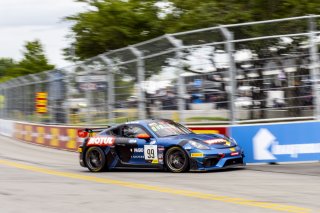 #99 Porsche 718 Cayman GT4 RS Clubsport of Robb Holland, Rotek Racing, GT America Powered by AWS, GT4, SRO America, Nashville street course, Nashville, TN, August 2022, Watkins Glen, NY, July 2022..
 | Brian Cleary/SRO