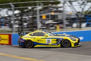 #39 Mercedes-AMG GT4 of Chris Cagnazzi, Cameron Racing, TC GT America Powered by AWS, GT4, SRO America, Nashville street course, Nashville, TN, August 2022, Watkins Glen, NY, July 2022..
 | Brian Cleary/SRO