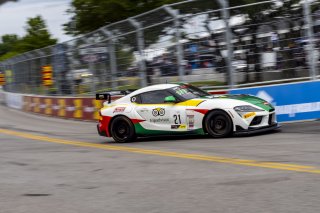 #21 Toyota GR Supra GT4 of Nick Shanny, Accelerating Performance, GT America Powered by AWS, GT4, SRO America, Nashville street course, Nashville, TN, August 2022, Watkins Glen, NY, July 2022..
 | Brian Cleary/SRO