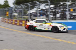 #21 Toyota GR Supra GT4 of Nick Shanny, Accelerating Performance, GT America Powered by AWS, GT4, SRO America, Nashville street course, Nashville, TN, August 2022, Watkins Glen, NY, July 2022..
 | Brian Cleary/SRO