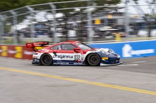 #032 Porsche 911 GT3-R (991.ii) of Kyle Washington, GMG Racing, GT America Powered by AWS, SRO3, SRO America, Nashville street course, Nashville, TN, August 2022, Watkins Glen, NY, July 2022..
 | Brian Cleary/SRO