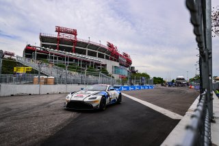 #2  Aston Martin Vantage AMR GT4 of  Jason Bell, GMG Racing, GT America Powered by AWS, GT4, SRO America, Music City Grand Prix, Nashville, Tennesee, August 2022.
 | Fred Hardy | SRO