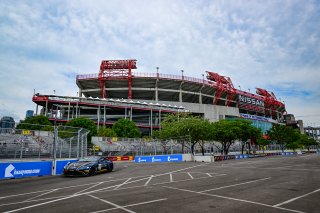 #25 Aston Martin Vantage GT4 of Gray Newell, Heart of Racing Team, GT America Powered by AWS, GT4, SRO America, Music City Grand Prix, Nashville, Tennesee, August 2022.
 | Fred Hardy | SRO