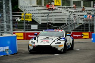 #2  Aston Martin Vantage AMR GT4 of  Jason Bell, GMG Racing, GT America Powered by AWS, GT4, SRO America, Music City Grand Prix, Nashville, Tennesee, August 2022.
 | Fred Hardy | SRO