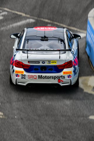 #28 BMW M4 GT4 of Rick Uhler, SRQ Motorsports, GT America Powered by AWS, GT4, SRO America, Music City Grand Prix, Nashville, Tennesee, August 2022.
 | Fred Hardy | SRO