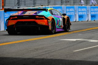 #88 Lamborghini Huracan GT3 of Jason Harward, Zelus Motorsports, GT America Powered by AWS, SRO3, SRO America, Music City Grand Prix, Nashville, Tennesee, August 2022.
 | Fred Hardy | SRO