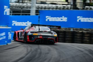 #04 Mercedes-AMG GT3 of George Kurtz, Riley Motorsports, GT America Powered by AWS, SRO3, SRO America, Music City Grand Prix, Nashville, Tennesee, August 2022.
 | Fred Hardy | SRO