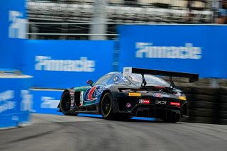 #63 Mercedes-AMG GT3 of David Askew, DXDT Racing, GT America Powered by AWS, SRO3, SRO America, Music City Grand Prix, Nashville, Tennesee, August 2022.
 | Fred Hardy | SRO
