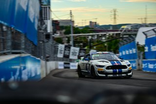 #124 Ford Mustang GT4 of Chris Alliegro, ARG/Rotek Racing, GT America Powered by AWS, GT4, SRO America, Music City Grand Prix, Nashville, Tennesee, August 2022.
 | Fred Hardy | SRO