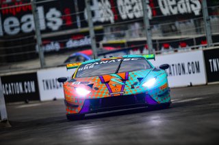 #88 Lamborghini Huracan GT3 of Jason Harward, Zelus Motorsports, GT America Powered by AWS, SRO3, SRO America, Music City Grand Prix, Nashville, Tennesee, August 2022.
 | Fred Hardy | SRO