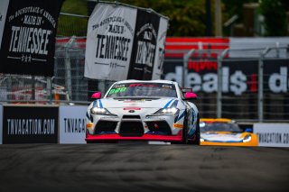 #33 Toyota GR Supra GT4 of Matt Forbush, Forbush Performance, GT America Powered by AWS, GT4, SRO America, Music City Grand Prix, Nashville, Tennesee, August 2022.
 | Fred Hardy | SRO