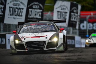 #27 Audi R8 LMS of Jason Daskalos, Daskolas Motorsports, GT America Powered by AWS, SRO3, SRO America, Music City Grand Prix, Nashville, Tennesee, August 2022.
 | Fred Hardy | SRO