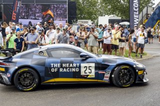 #25 Aston Martin Vantage GT4 of Gray Newell, Heart of Racing Team, GT America Powered by AWS, GT4, SRO America, Nashville street course, Nashville, TN, August 2022, Watkins Glen, NY, July 2022..
 | Brian Cleary/SRO