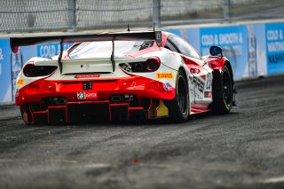 #23 Ferrari 458 Italia GT3 of Onofrio Triarsi, Triarsi Competizione, GT America Powered by AWS, SRO3, SRO America, Music City Grand Prix, Nashville, Tennesee, August 2022.
 | Fred Hardy | SRO