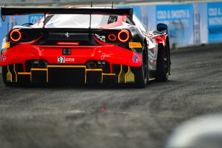 #37 Ferrari 488 GT3 of Justin Wetherill, Triarsi Competizione, GT America Powered by AWS, SRO3, SRO America, Music City Grand Prix, Nashville, Tennesee, August 2022.
 | Fred Hardy | SRO