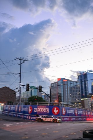 #27 Audi R8 LMS of Jason Daskalos, Daskolas Motorsports, GT America Powered by AWS, SRO3, SRO America, Music City Grand Prix, Nashville, Tennesee, August 2022.
 | Fred Hardy | SRO