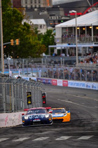 #032 Porsche 911 GT3-R (991.ii) of Kyle Washington, GMG Racing, GT America Powered by AWS, SRO3, America, Music City Grand Prix, Nashville, Tennesee, August 2022.
 | Fred Hardy | SRO