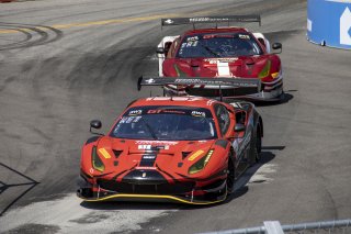 #37 Ferrari 488 GT3 of Justin Wetherill, Triarsi Competizione, GT America Powered by AWS, SRO3, SRO America, Nashville street course, Nashville, TN, August 2022, Watkins Glen, NY, July 2022..
 | SRO Motorsports Group