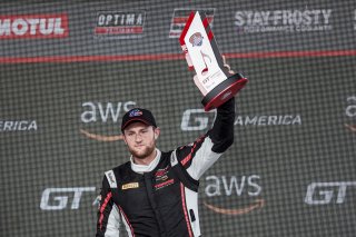 #23 Ferrari 458 Italia GT3 of Onofrio Triarsi, Triarsi Competizione, GT America Powered by AWS, SRO3, SRO America, Nashville street course, Nashville, TN, August 2022, Watkins Glen, NY, July 2022..
 | SRO Motorsports Group