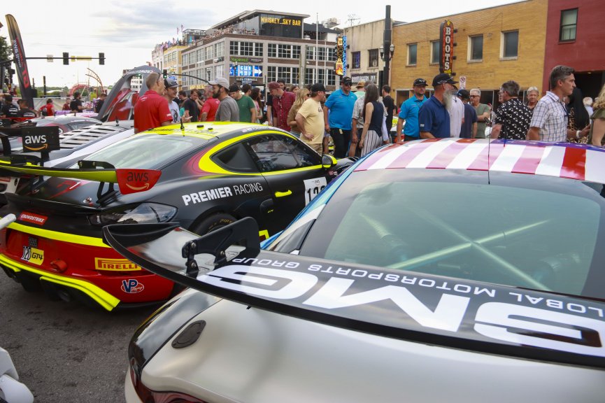 SRO America, Nashville street course, Nashville, TN, August 2022, Watkins Glen, NY, July 2022..
