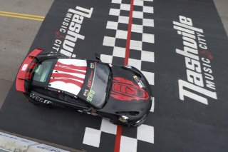 #50 Aston Martin Vantage GT4 of Ross Chouest, Chouest Povoledo Racing, GT America Powered by AWS, GT4, SRO America, Nashville street course, Nashville, TN, August 2022, Watkins Glen, NY, July 2022..
 | Brian Cleary/SRO