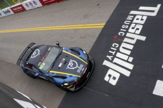 #25 Aston Martin Vantage GT4 of Gray Newell, Heart of Racing Team, GT America Powered by AWS, GT4, SRO America, Nashville street course, Nashville, TN, August 2022, Watkins Glen, NY, July 2022..
 | Brian Cleary/SRO