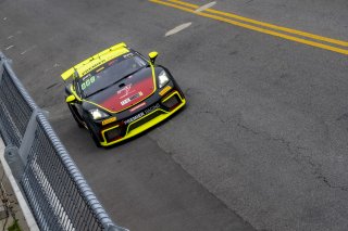 #120 Porsche 718 Cayman GT4 RS Clubsport of Adam Adelson, Premier Racing, GT America Powered by AWS, GT4, SRO America, Nashville street course, Nashville, TN, August 2022, Watkins Glen, NY, July 2022..
 | Brian Cleary/SRO
