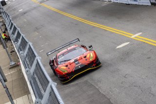 #37 Ferrari 488 GT3 of Justin Wetherill, Triarsi Competizione, GT America Powered by AWS, SRO3, SRO America, Nashville street course, Nashville, TN, August 2022, Watkins Glen, NY, July 2022..
 | Brian Cleary/SRO