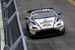 #2  Aston Martin Vantage AMR GT4 of  Jason Bell, GMG Racing, GT America Powered by AWS, GT4, SRO America, Nashville street course, Nashville, TN, August 2022, Watkins Glen, NY, July 2022..
 | Brian Cleary/SRO