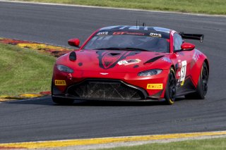 #50 Aston Martin Vantage GT4 of Ross Chouest, Chouest Povoledo Racing, GT America Powered by AWS, GT4, SRO America, Road America, Elkhart Lake, WI, August 2022
 | Brian Cleary/SRO