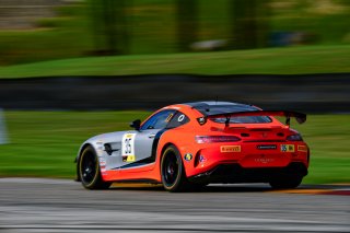 #35 Mercedes-AMG GT4 of Josh Hurley and Manny Franco, Conquest Racing, GT4 America, Silver, SRO America, Road America, Elkhart Lake, Wisconsin, August 2022.
 | Fred Hardy | SRO