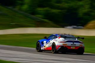 #15 Aston Martin Vantage AMR GT4 of Bryan Putt, BSport Racing, GT America Powered by AWS, GT4, SRO America, Road America, Elkhart Lake, Wisconsin, August 2022.
 | Fred Hardy | SRO