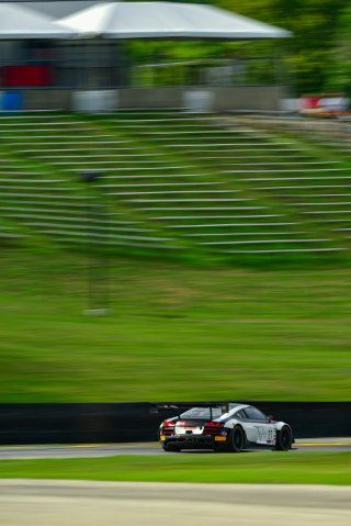 #27 Audi R8 LMS of Jason Daskalos, Daskolas Motorsports, GT America Powered by AWS, SRO3, SRO America, Road America, Elkhart Lake, Wisconsin, August 2022.
 | Fred Hardy | SRO